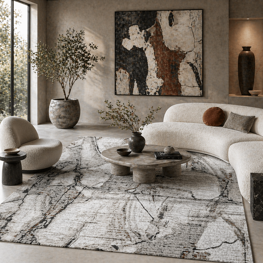 Avalon Modern Grey Rug