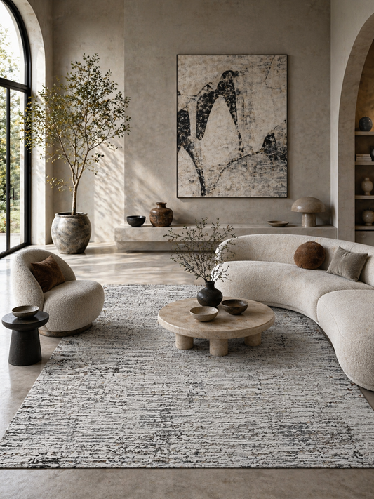 Avalon Silver Lines Rug