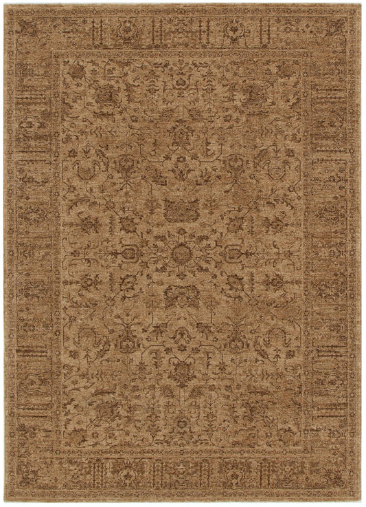Legacy Brown Heritage Rug — polyester rug, contemporary, designer, Haus & Harbour