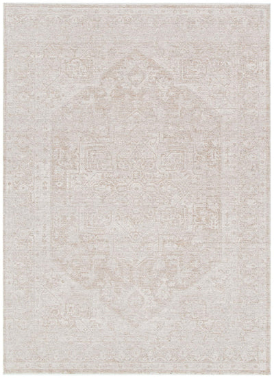 Legacy Beige Heritage Rug — polyester rug, designer neutral, Haus & Harbour