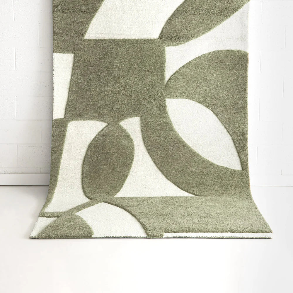 Kora Olive Wool Rug