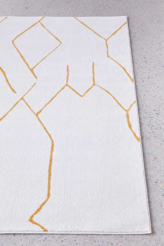 Lucera Brass Ivory Rug