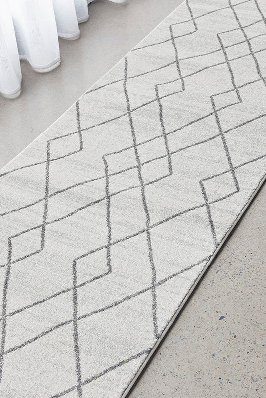 Lucera Flax Ivory Runner Rug