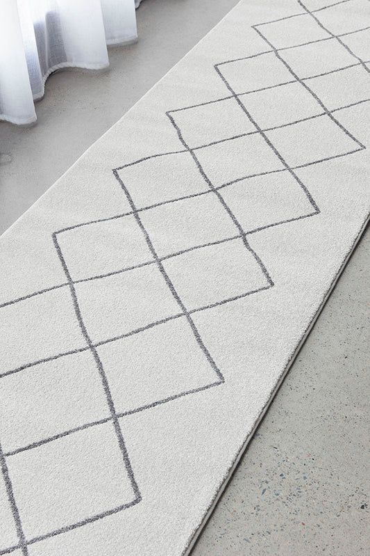 Lucera Ivory and Grey Rug