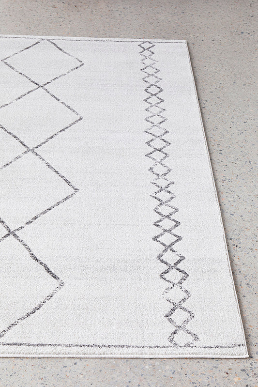 Lucera Oat Ivory and Grey Rug