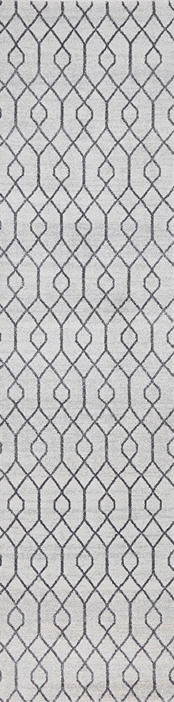 Lucera Oat Silver Runner Rug