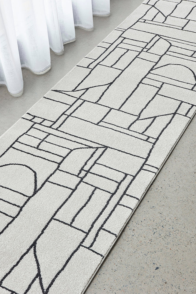 Lucera Wheat Ivory Runner Rug