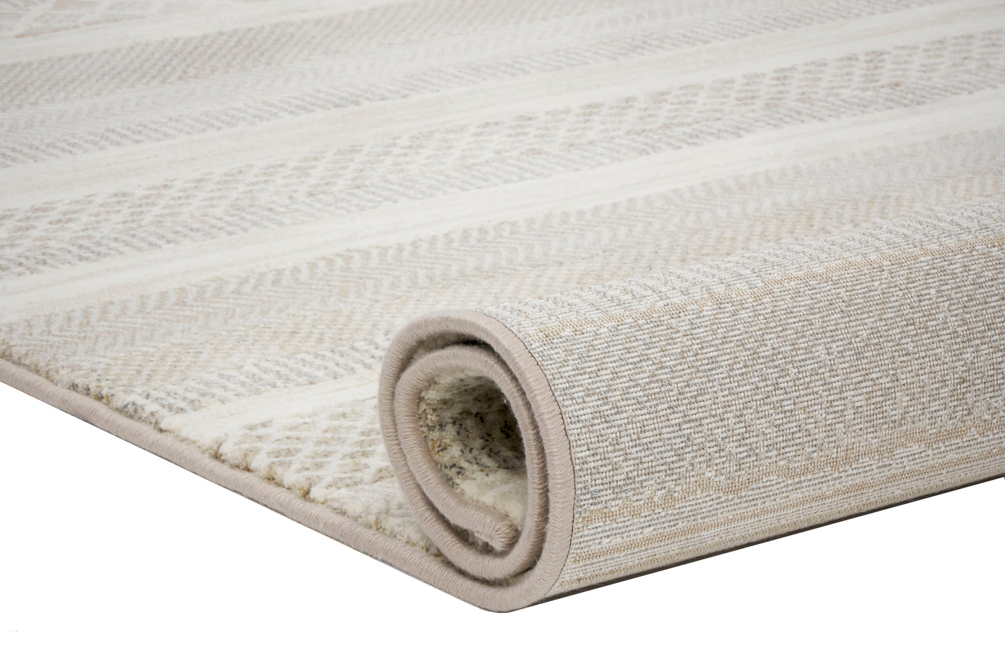 Meadow Beige Lines Rug