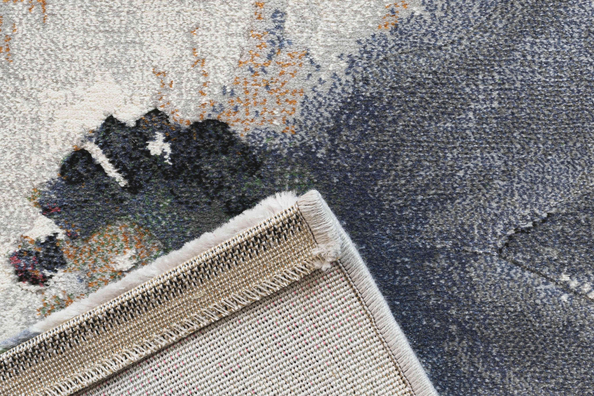 Meadow Blue Floral Rug