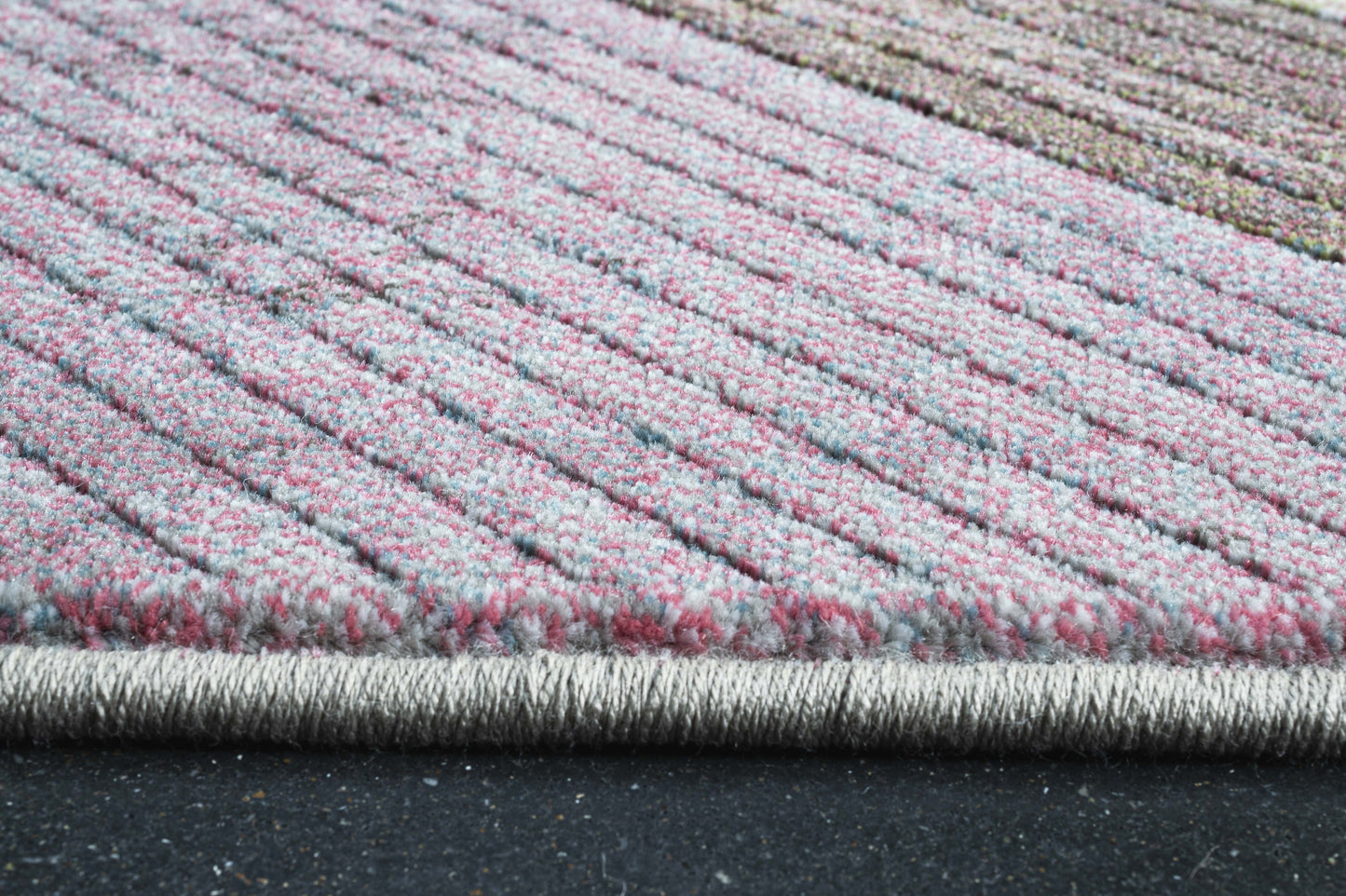 Meadow Multi Peach Geometric Rug