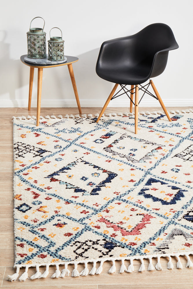 Cassien White Multicolor Rug