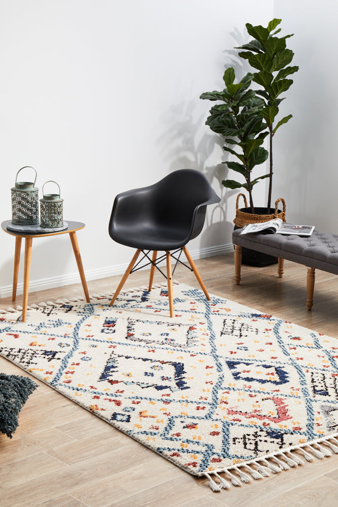 Cassien White Multicolor Rug