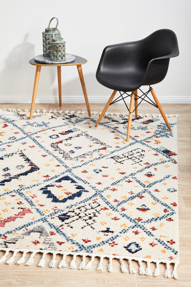 Cassien White Multicolor Rug