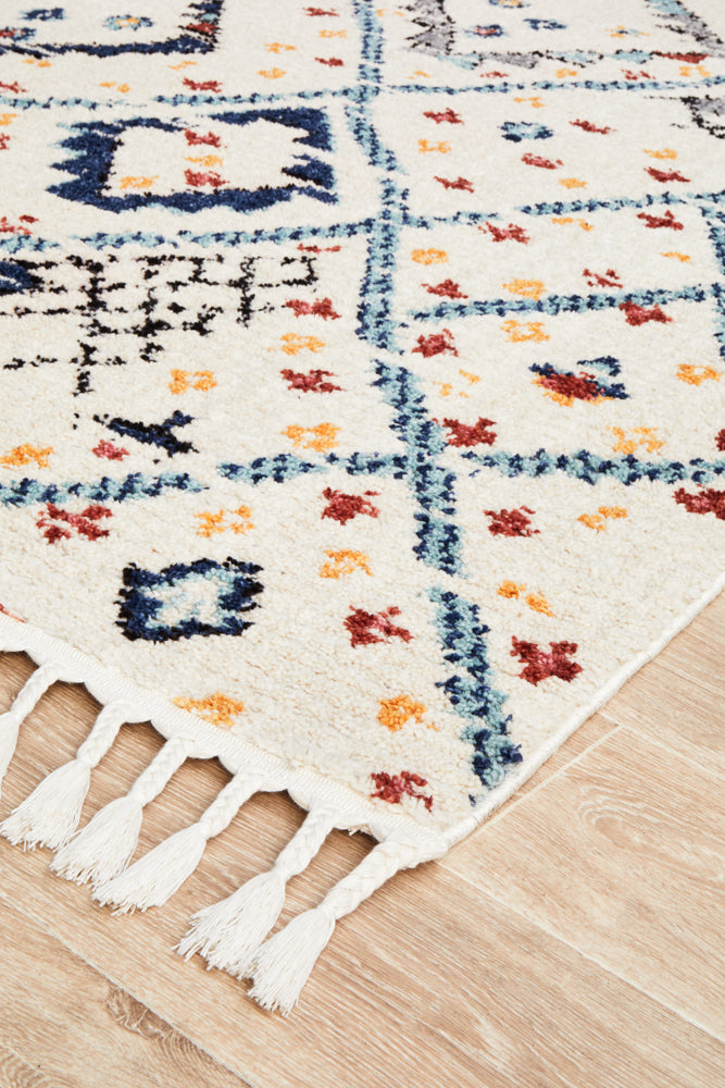 Cassien White Multicolor Rug