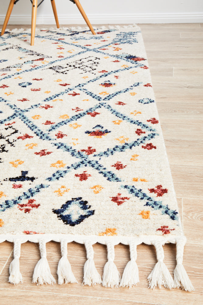 Cassien White Multicolor Rug