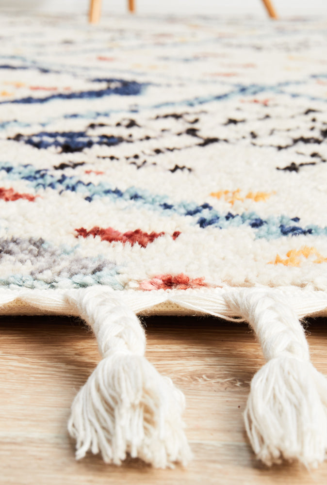 Cassien White Multicolor Rug