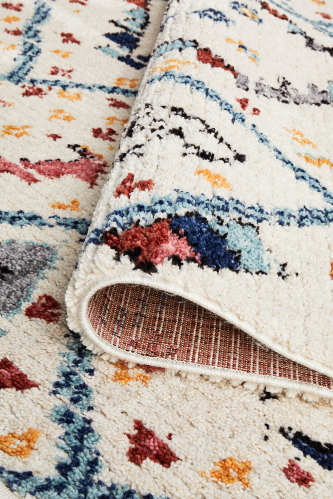 Cassien White Multicolor Rug
