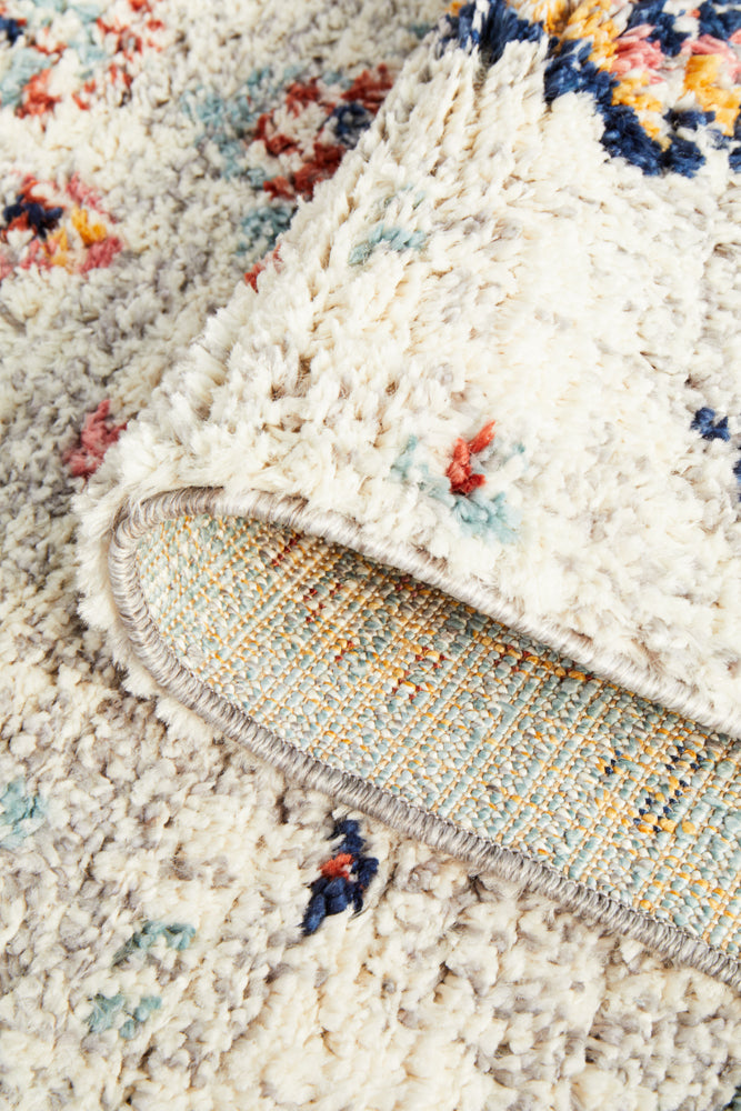 Cassien Silver Multicolor Runner Rug