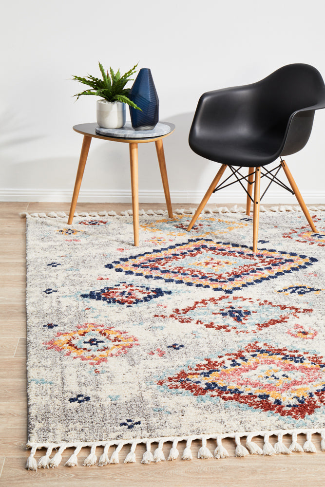 Cassien Silver Multicolor Rug