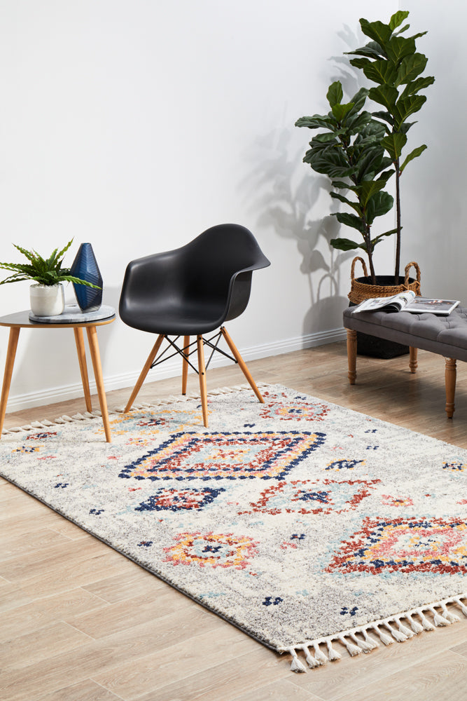Cassien Silver Multicolor Rug