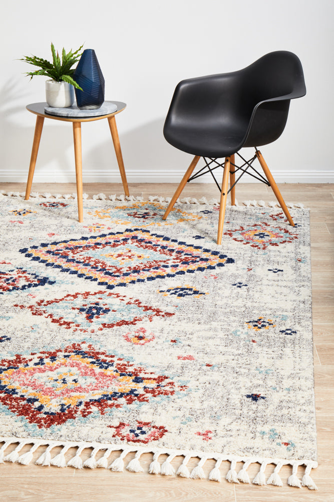 Cassien Silver Multicolor Rug