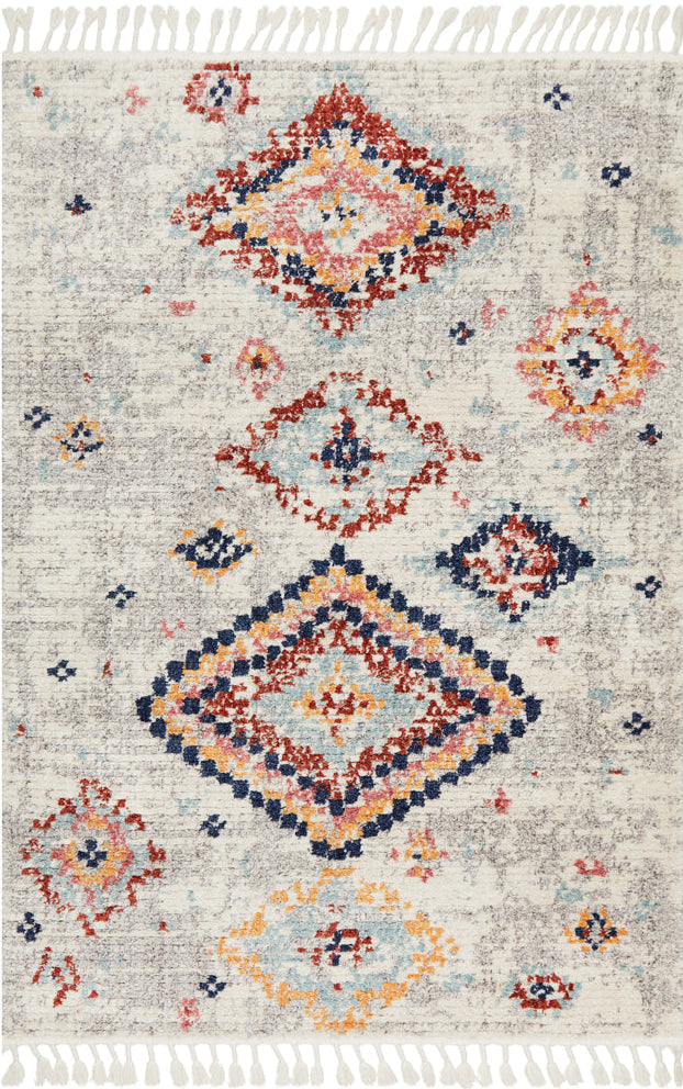 Cassien Silver Multicolor Rug