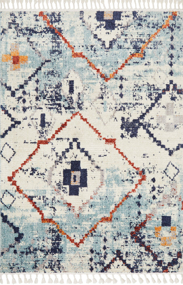 Cassien Blue Multicolor Rug