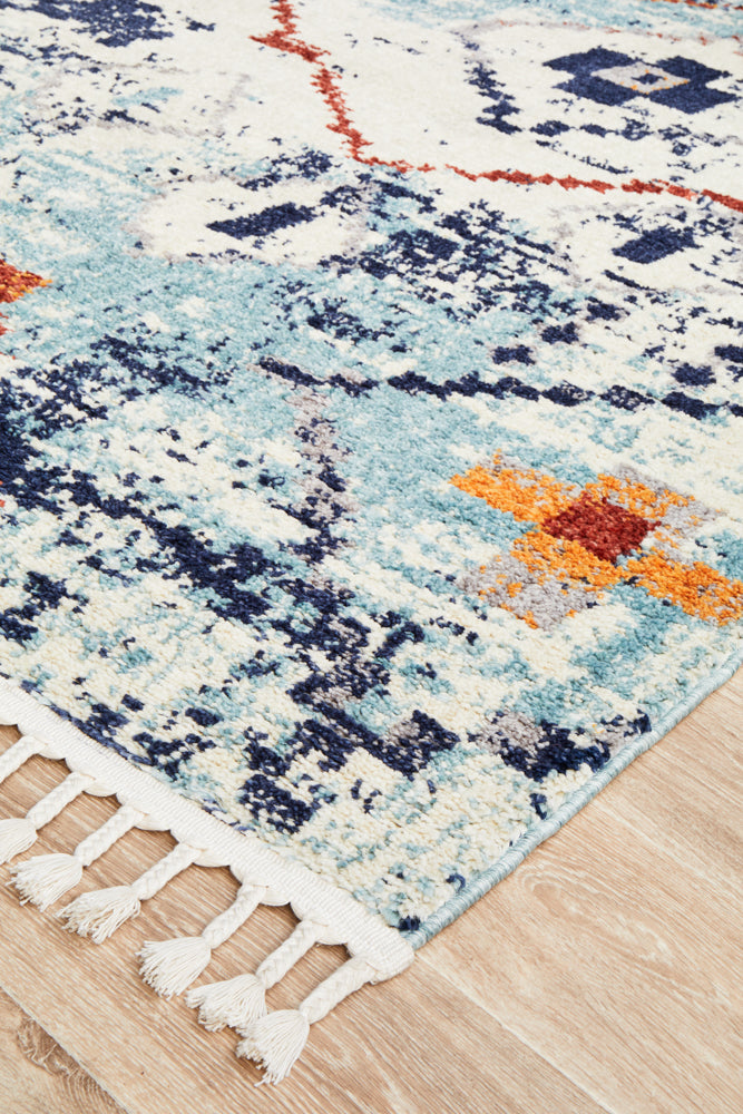 Cassien Blue Multicolor Rug
