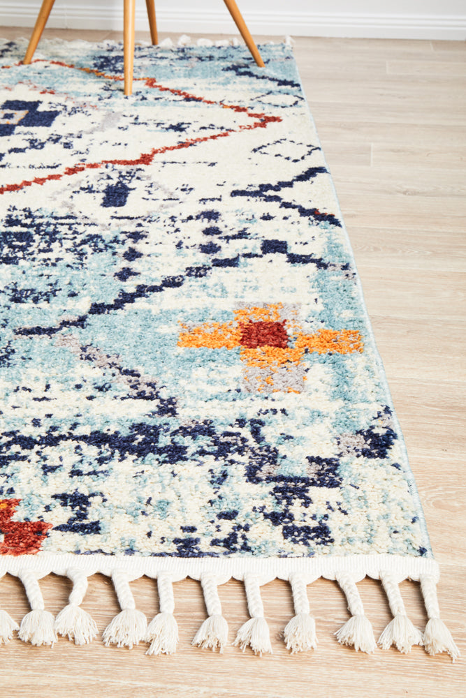Cassien Blue Multicolor Rug