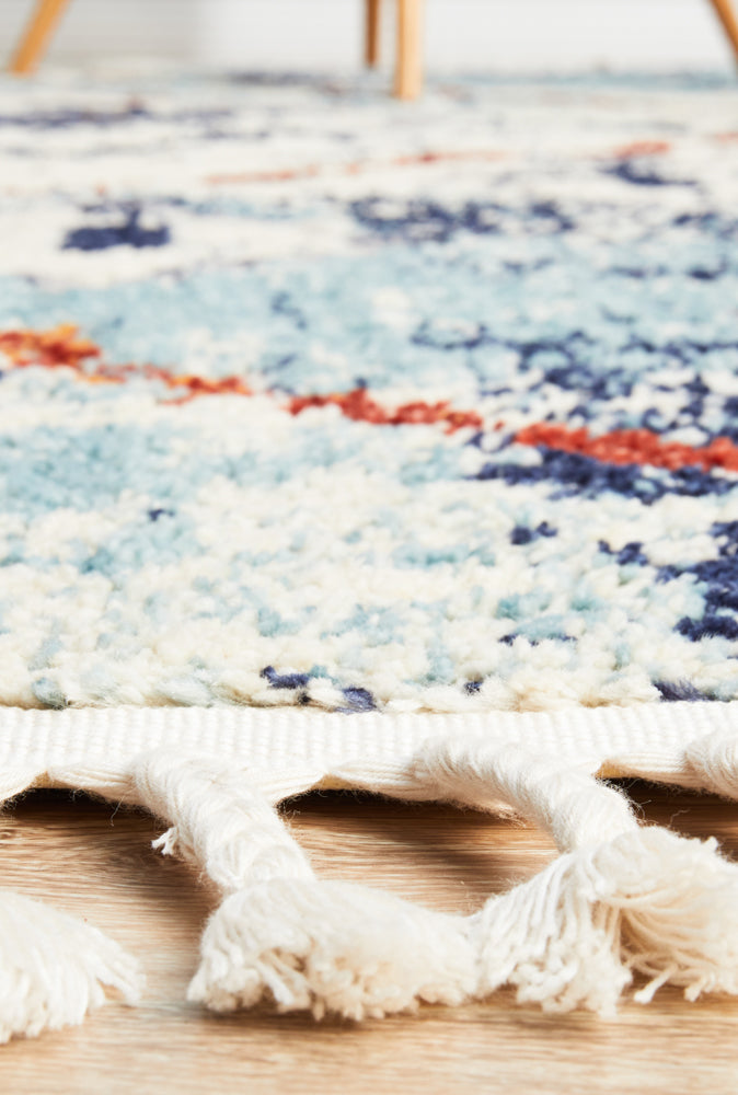 Cassien Blue Multicolor Rug