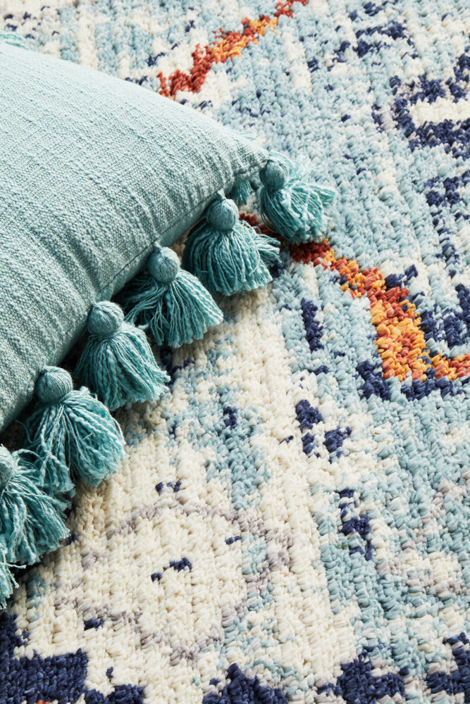 Cassien Blue Multicolor Rug
