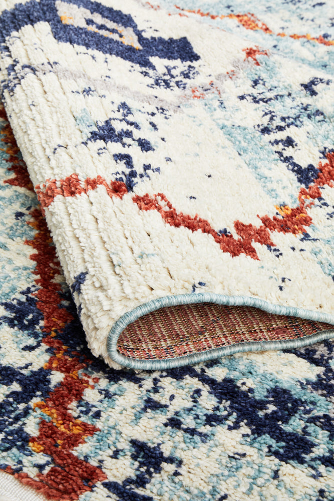 Cassien Blue Multicolor Rug