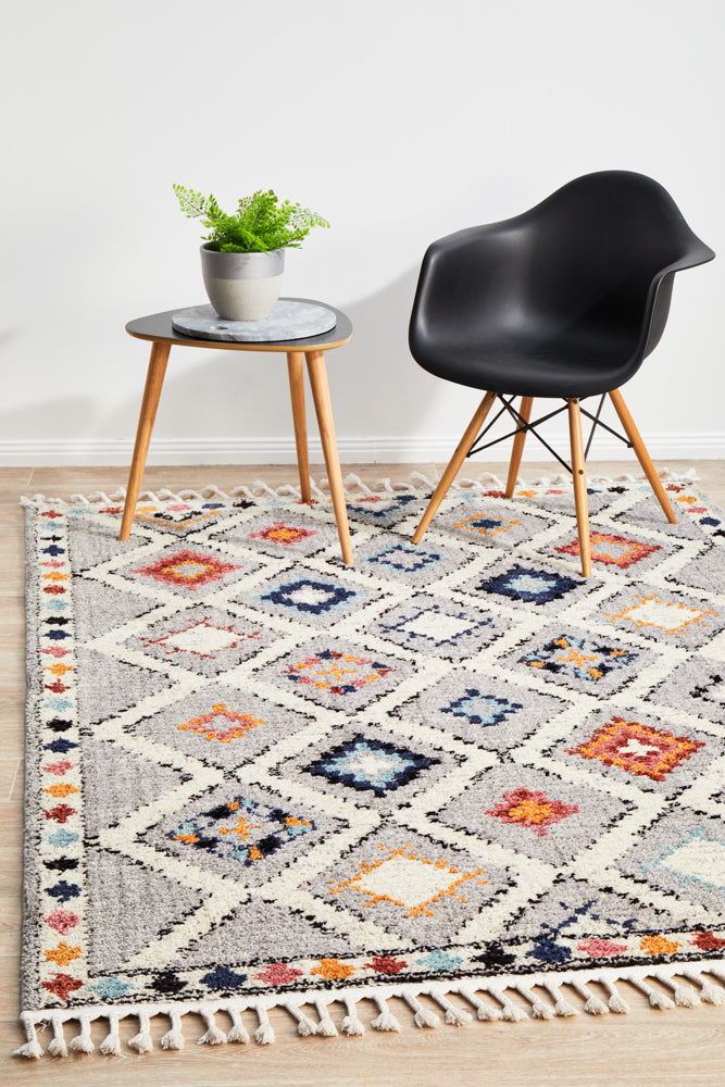 Cassien Grey Multicolor Rug