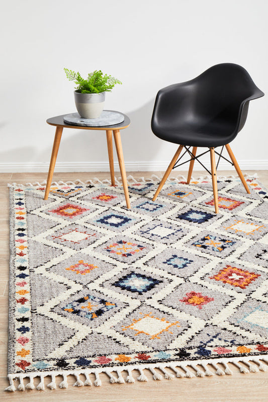 Cassien Grey Multicolor Rug