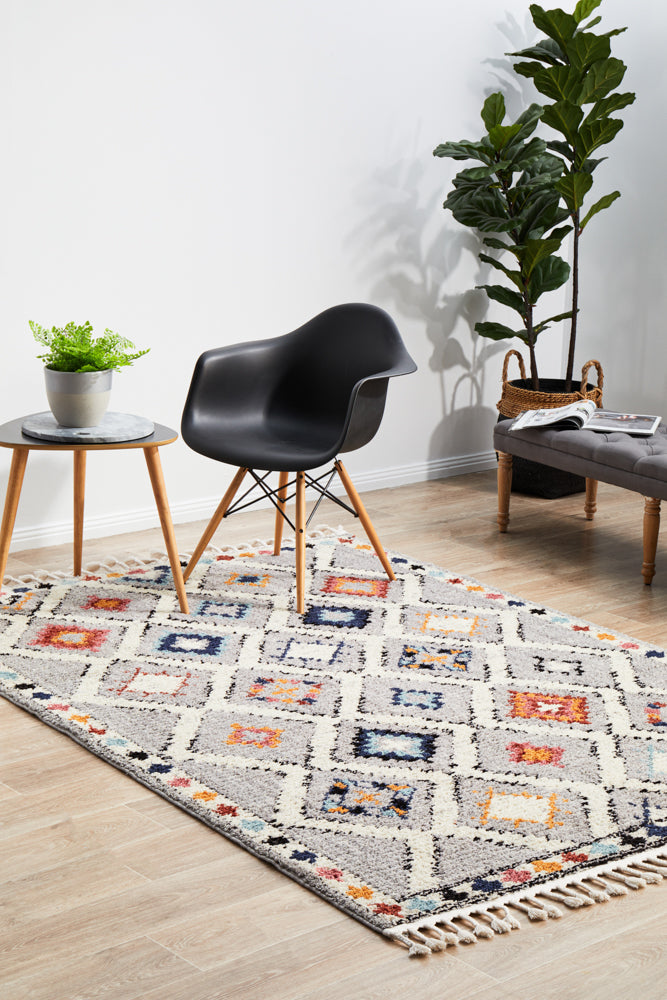 Cassien Grey Multicolor Rug