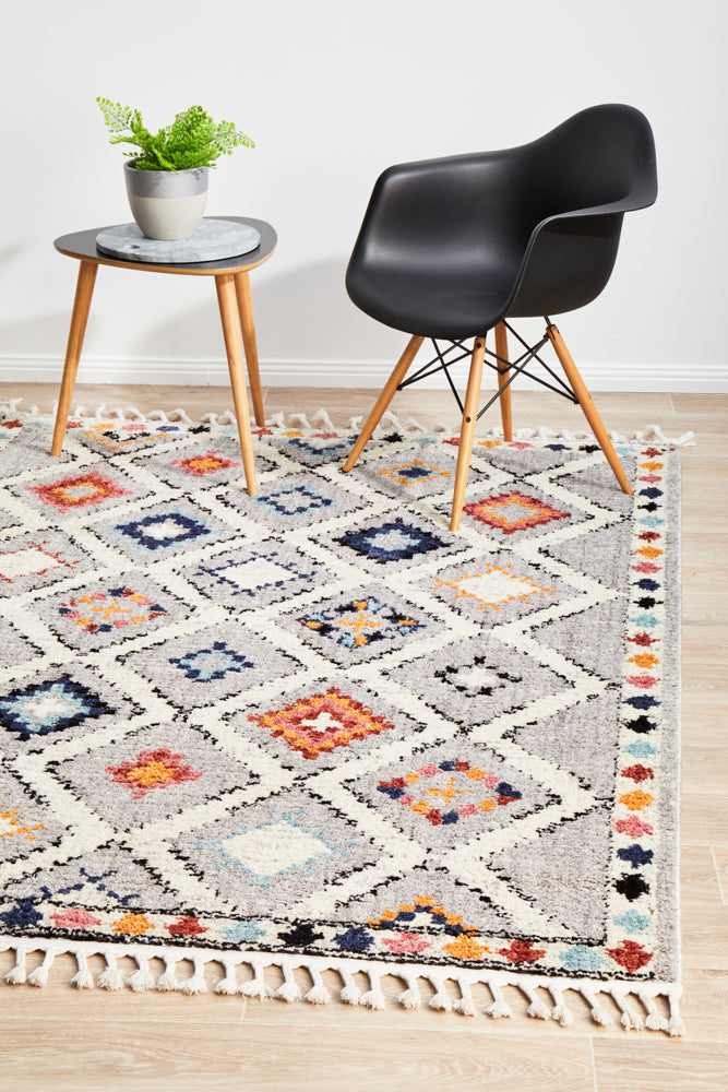 Cassien Grey Multicolor Rug