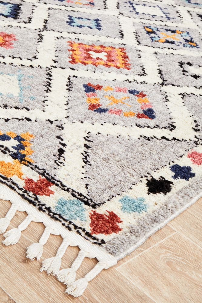 Cassien Grey Multicolor Rug