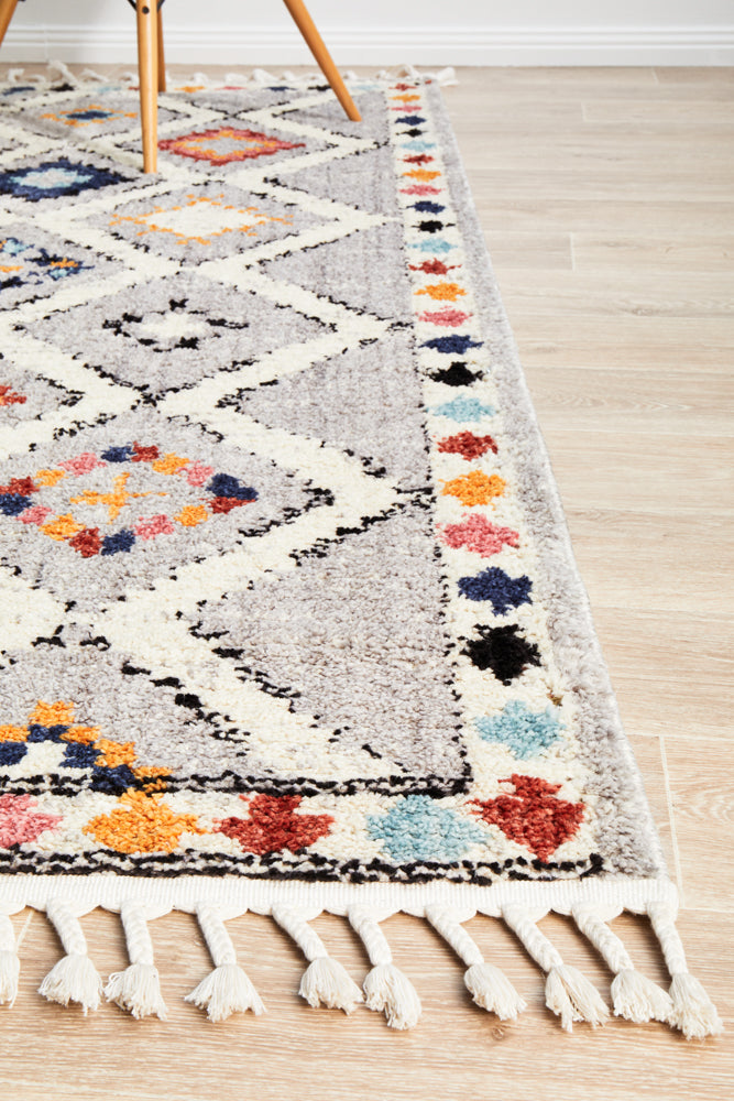 Cassien Grey Multicolor Rug