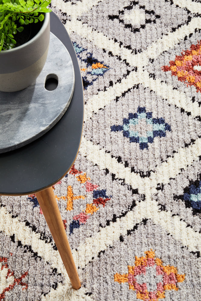 Cassien Grey Multicolor Rug