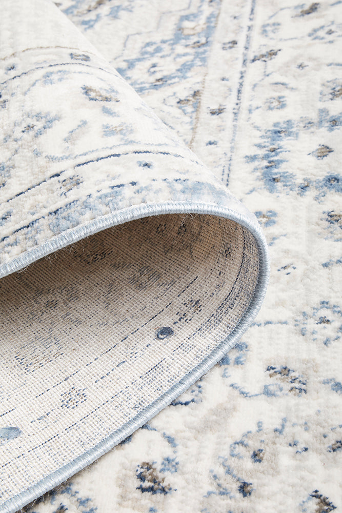 Mirova Blue and Silver Rug