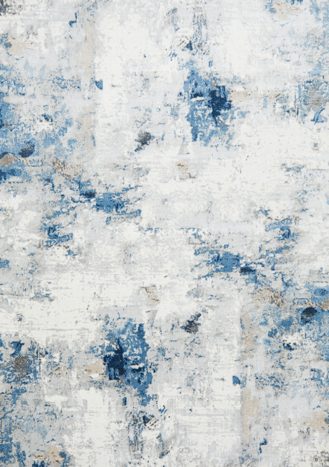 Mirova Navy and Silver Rug