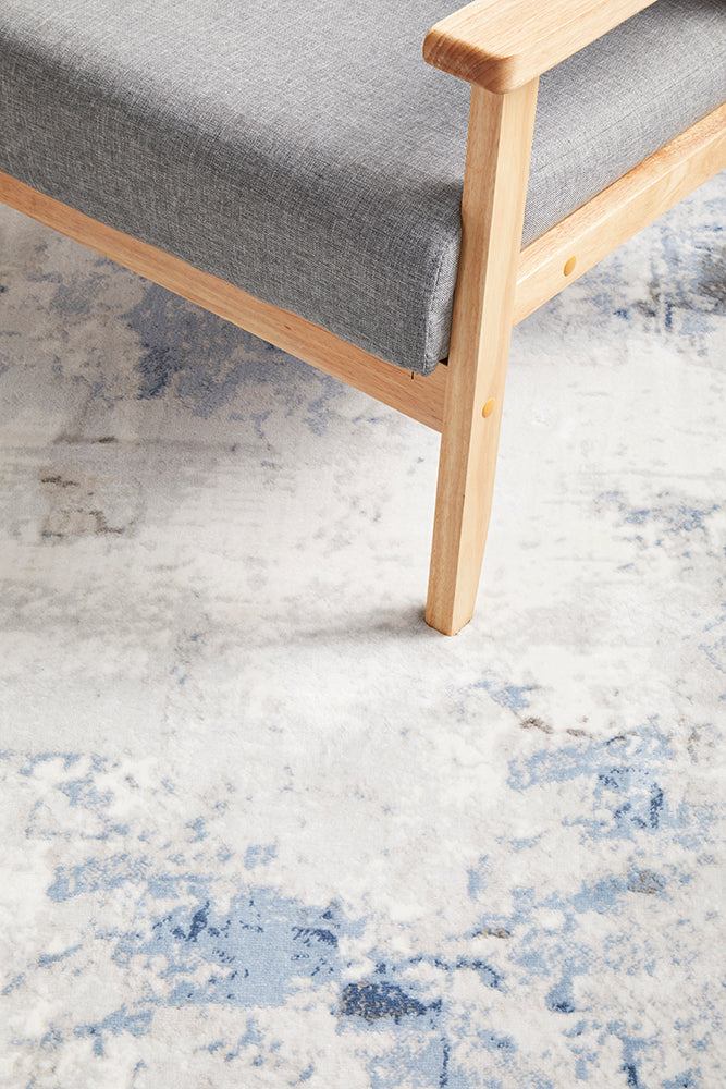 Mirova Navy and Silver Rug