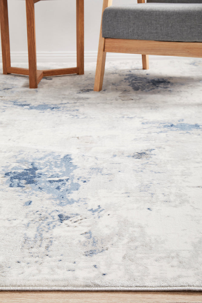 Mirova Navy and Silver Rug