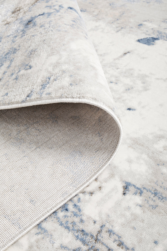 Mirova Navy and Silver Rug