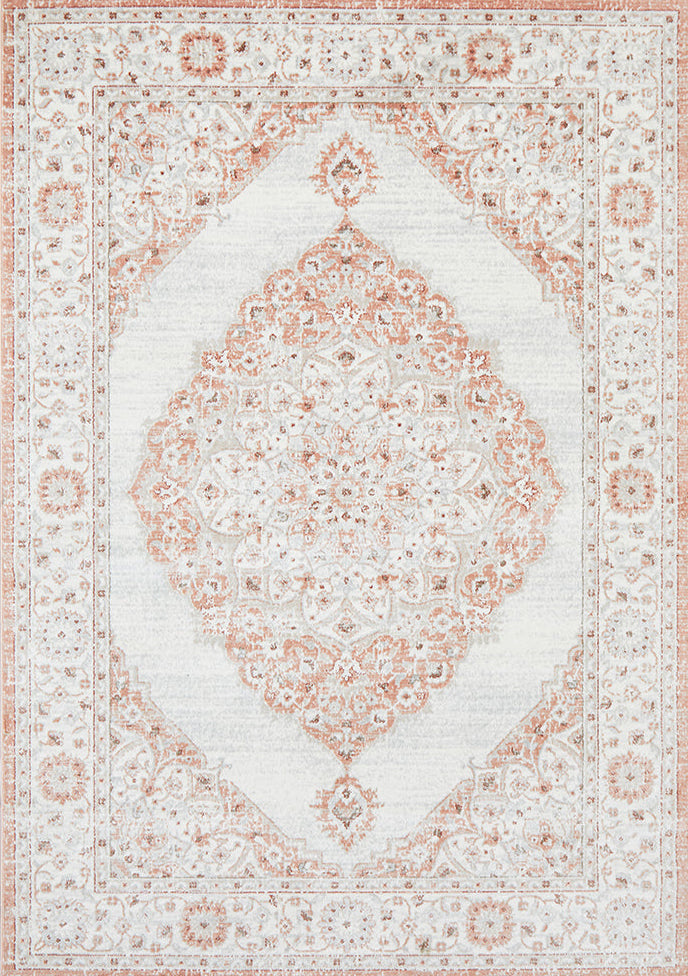 Mirova Peach and Silver Rug