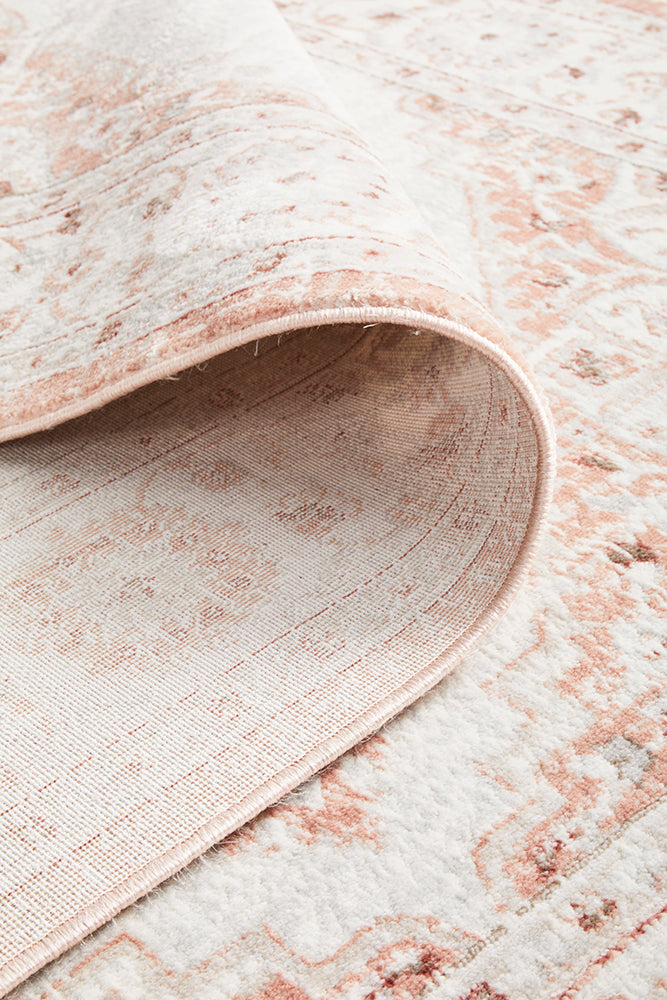 Mirova Peach and Silver Rug
