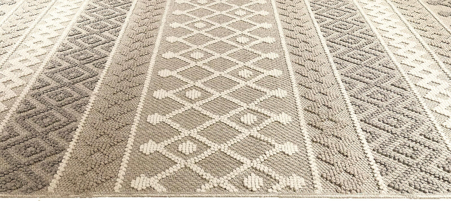 Norva Beige Brown Rug
