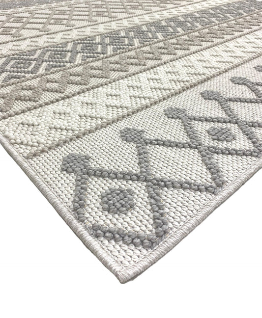 Norva Ivory Brown Rug