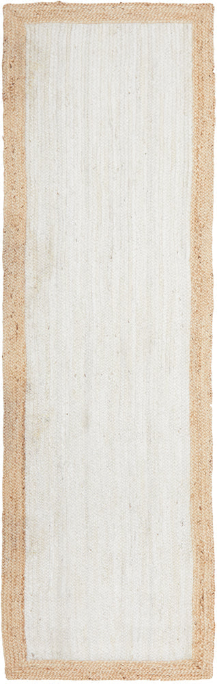 Lavelle Natural and White Jute Rug