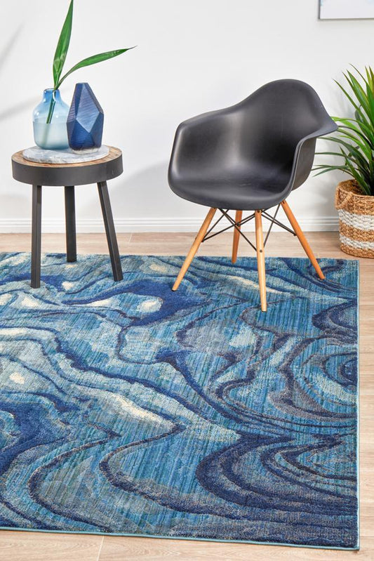 Nocturne Denim Blue Rug